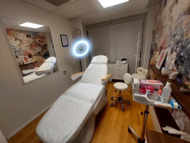 Behandlingsrummet på kliniken